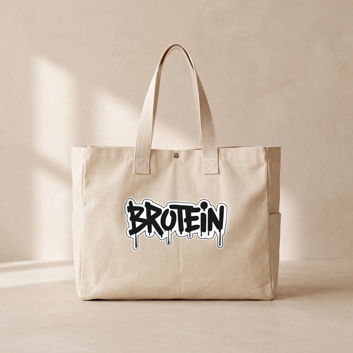 Brotein - Çıtçıtlı Tote Bag