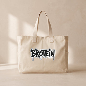 Brotein - Çıtçıtlı Tote Bag