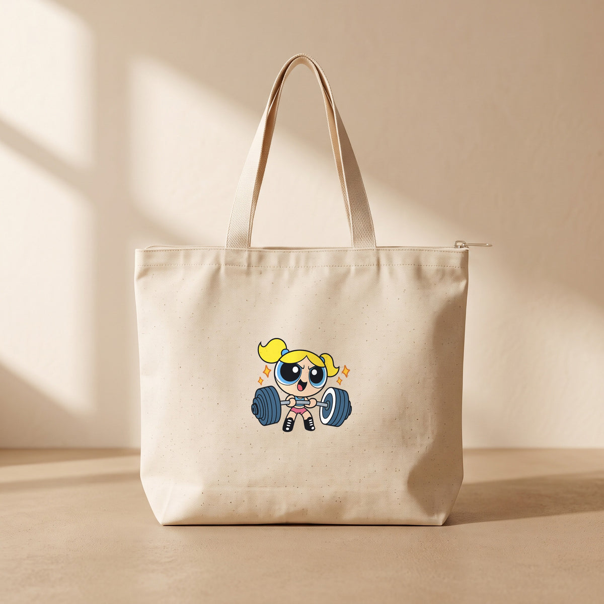 Bubbles - Fermuarlı Tote Bag