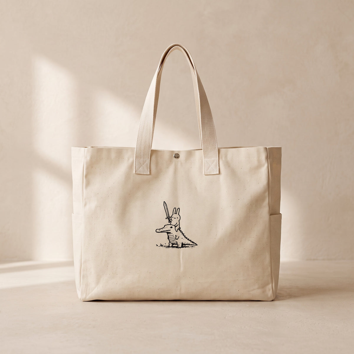 Bunny - Çıtçıtlı Tote Bag