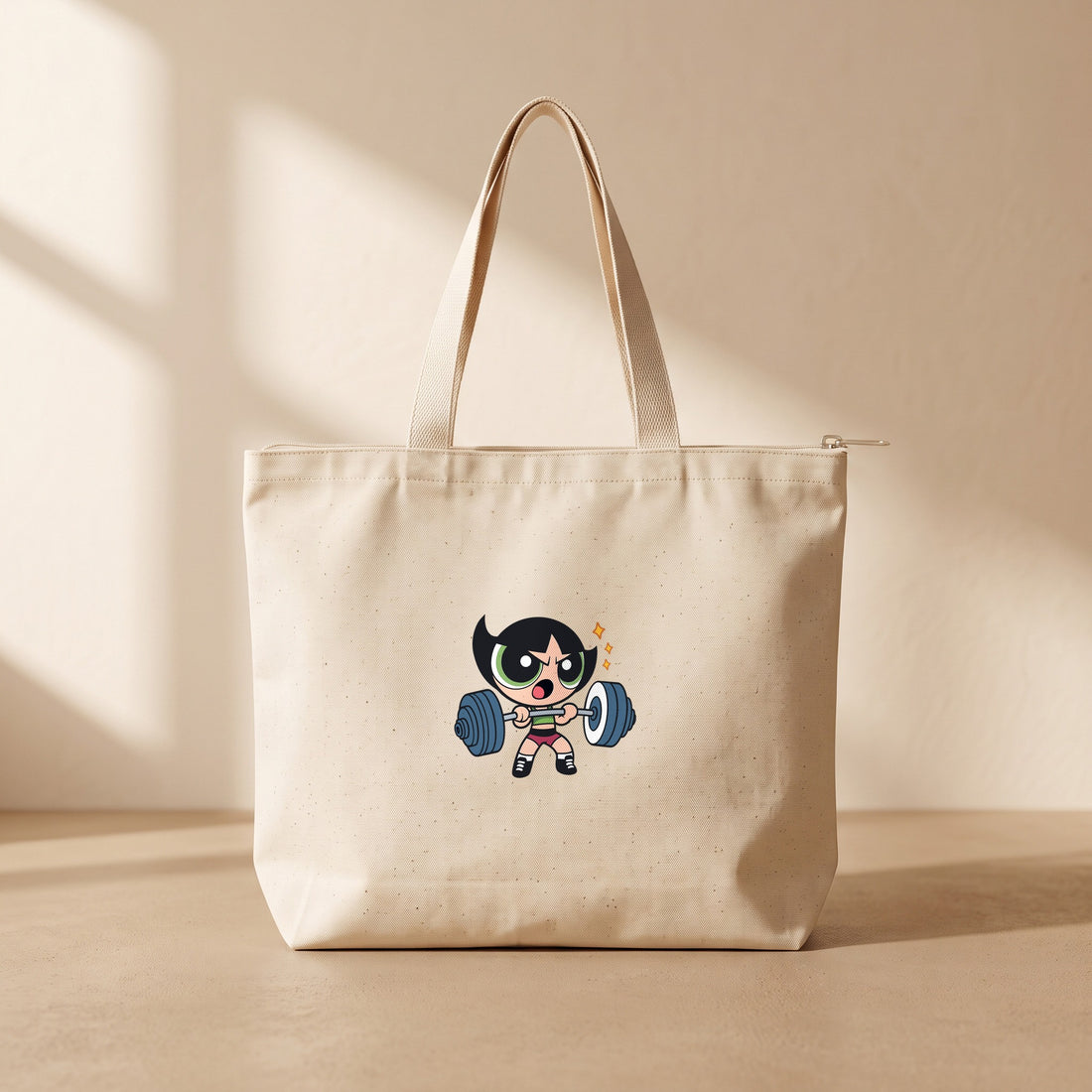 Buttercup - Fermuarlı Tote Bag