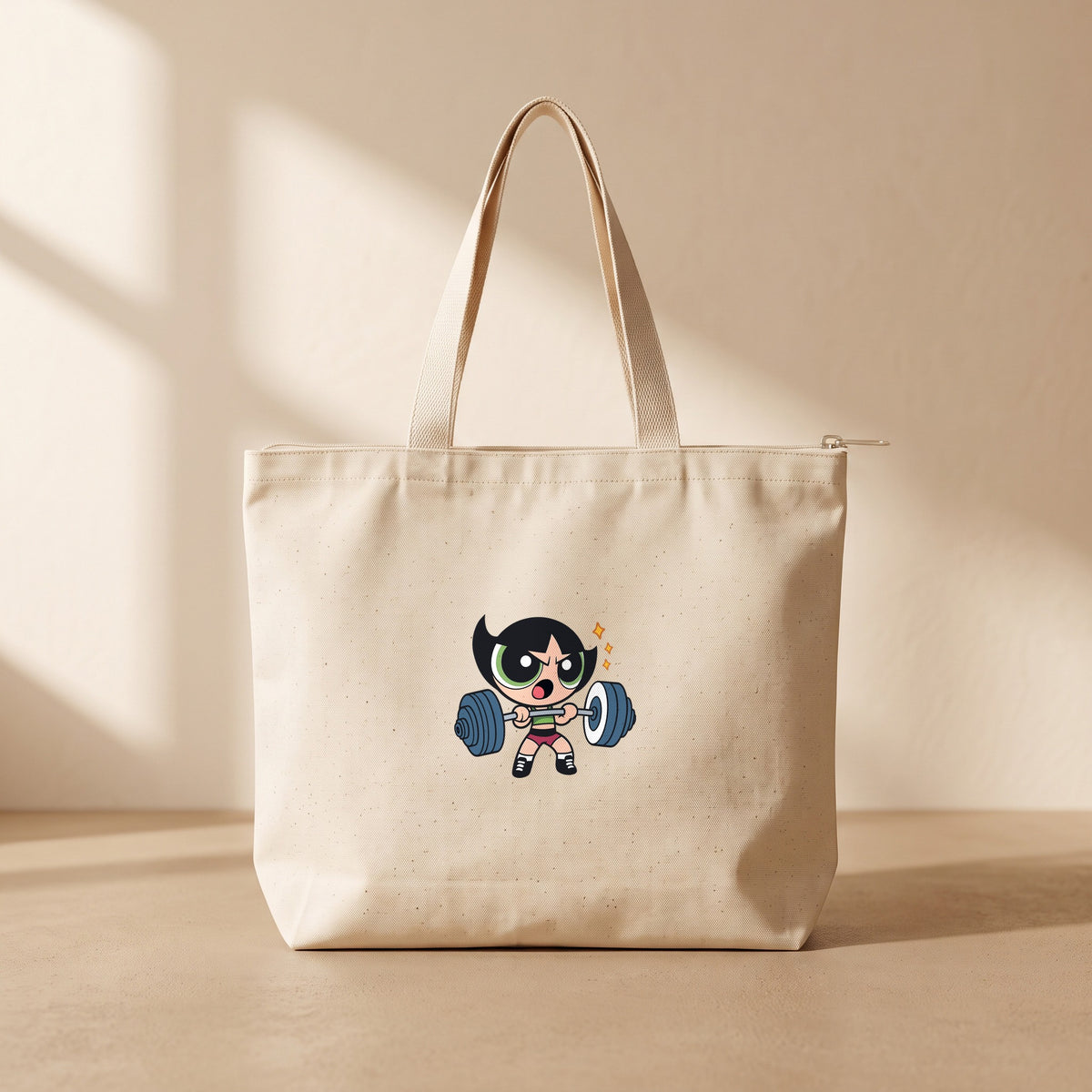 Buttercup - Fermuarlı Tote Bag