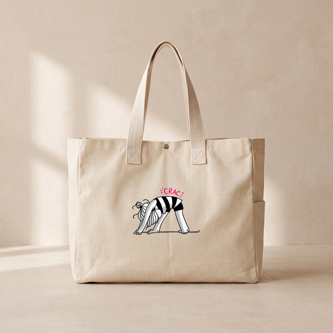 Crac - Çıtçıtlı Tote Bag