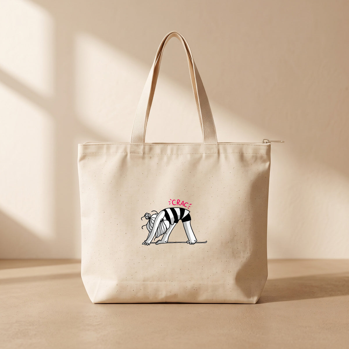 Crac - Fermuarlı Tote Bag