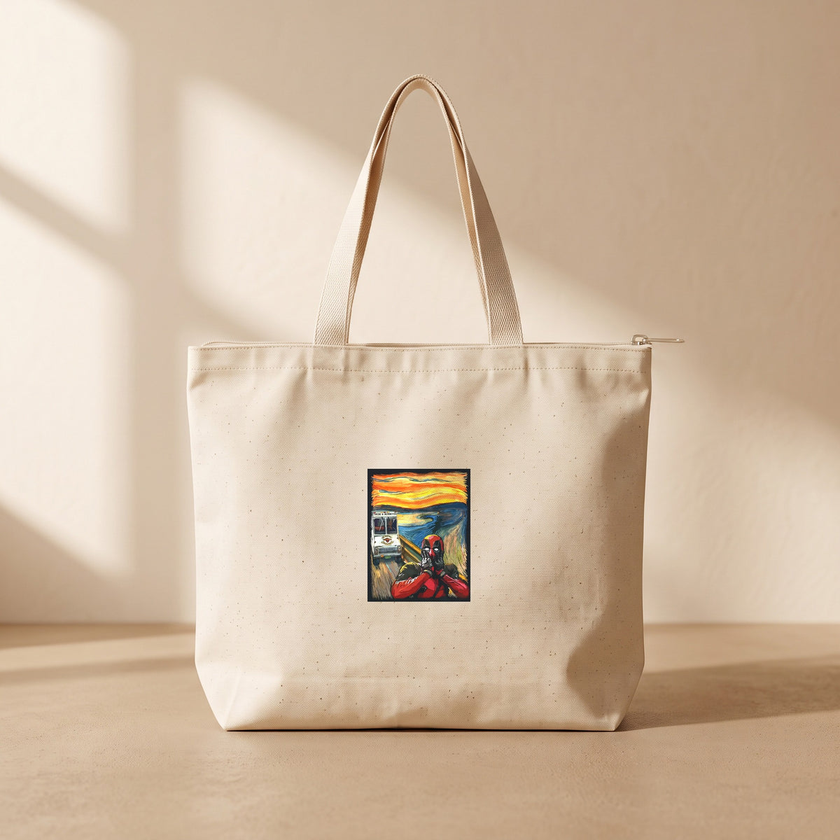 Deadpool - Fermuarlı Tote Bag