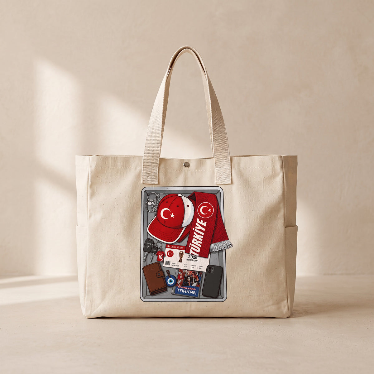 Deplasman Yolculuğu - Çıtçıtlı Tote Bag
