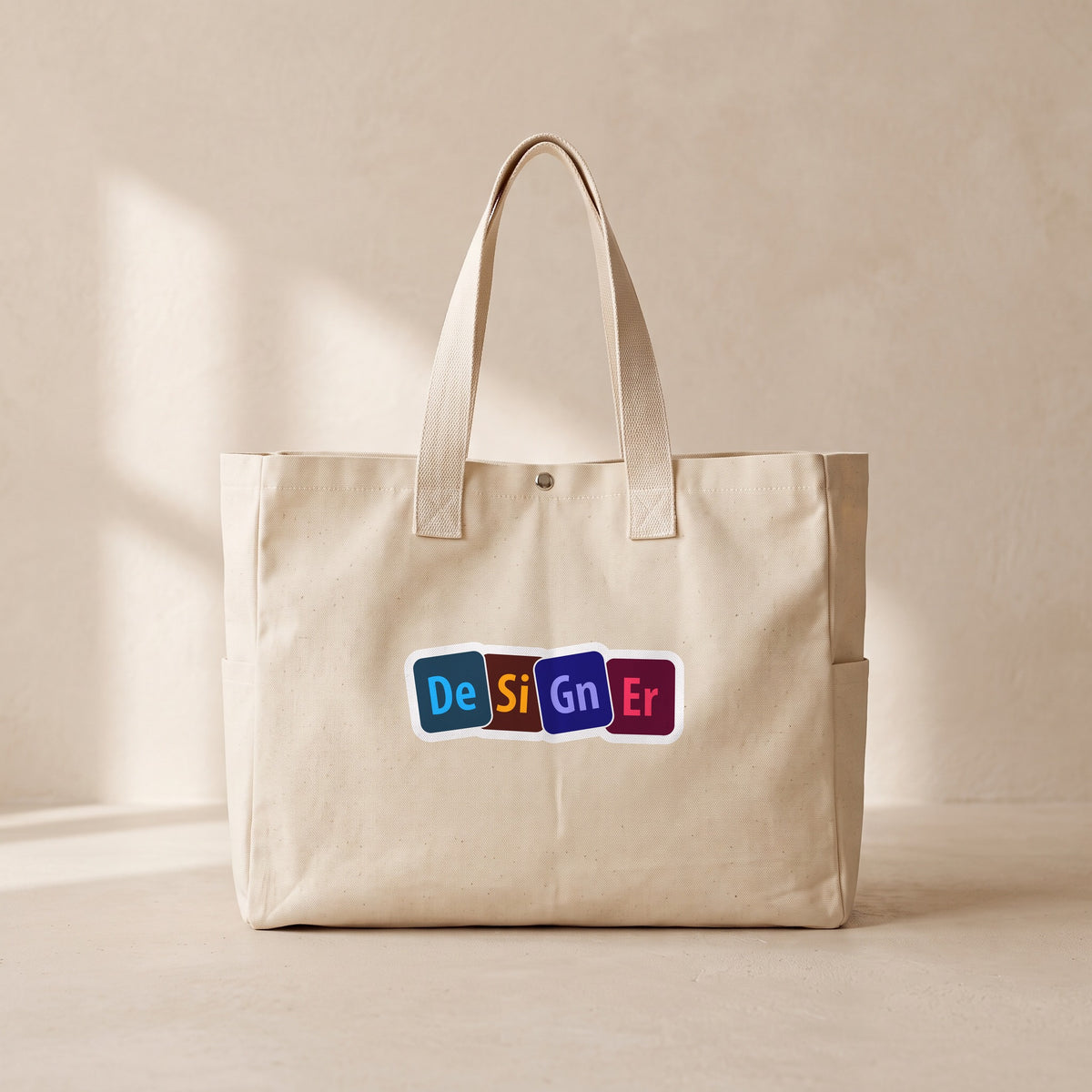 Designer - Çıtçıtlı Tote Bag