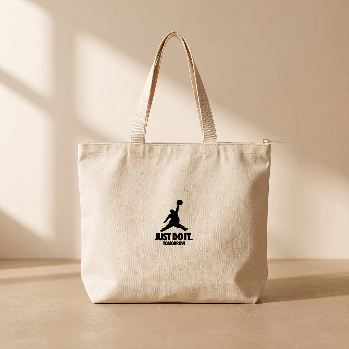 Do It Tomorrow - Fermuarlı Tote Bag