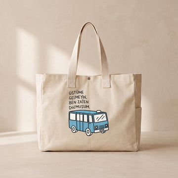 Dolmuşum - Çıtçıtlı Tote Bag