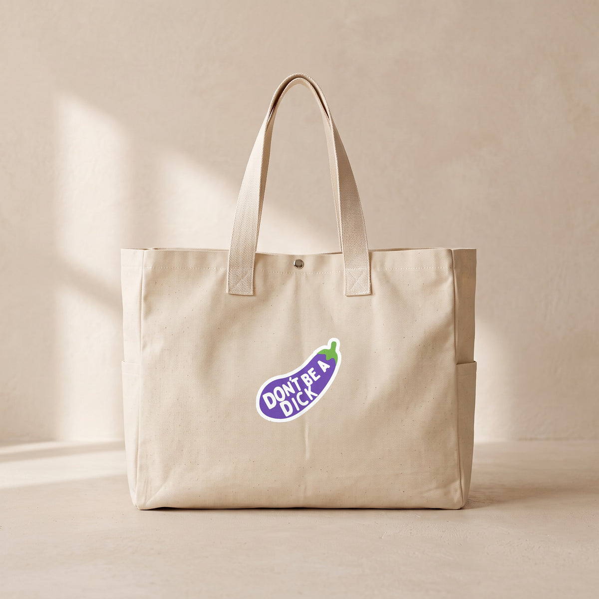 Dont Be a - Çıtçıtlı Tote Bag