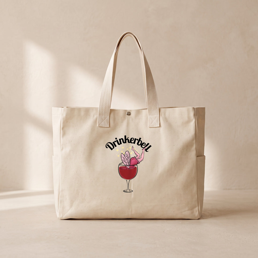Drinkerbell - Çıtçıtlı Tote Bag