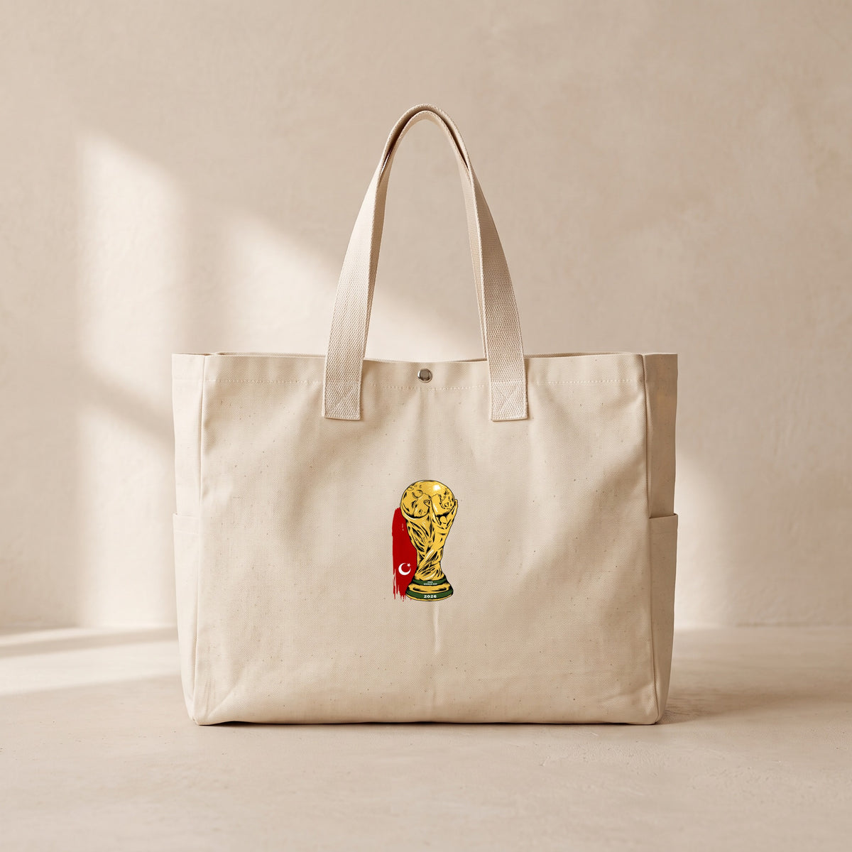 Dünya Kupası Türkiye - Çıtçıtlı Tote Bag