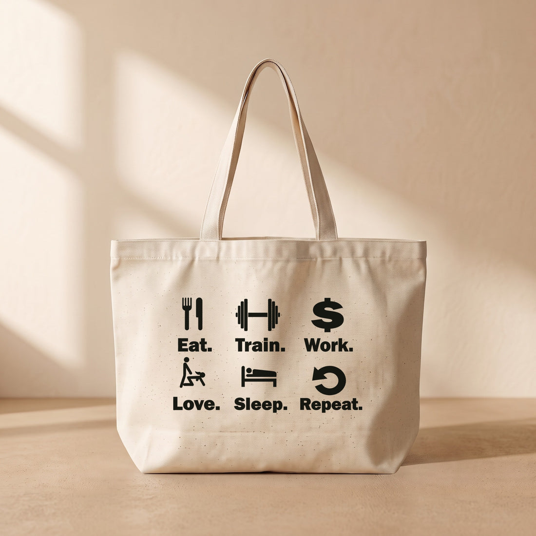 Eat Sleep Train - Tote Bag