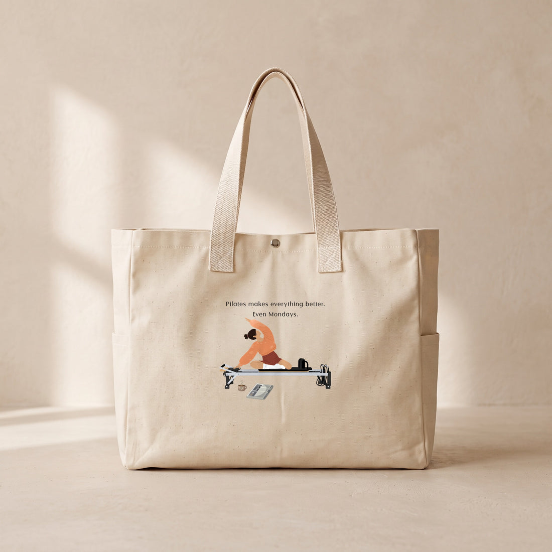 Even Mondays - Çıtçıtlı Tote Bag