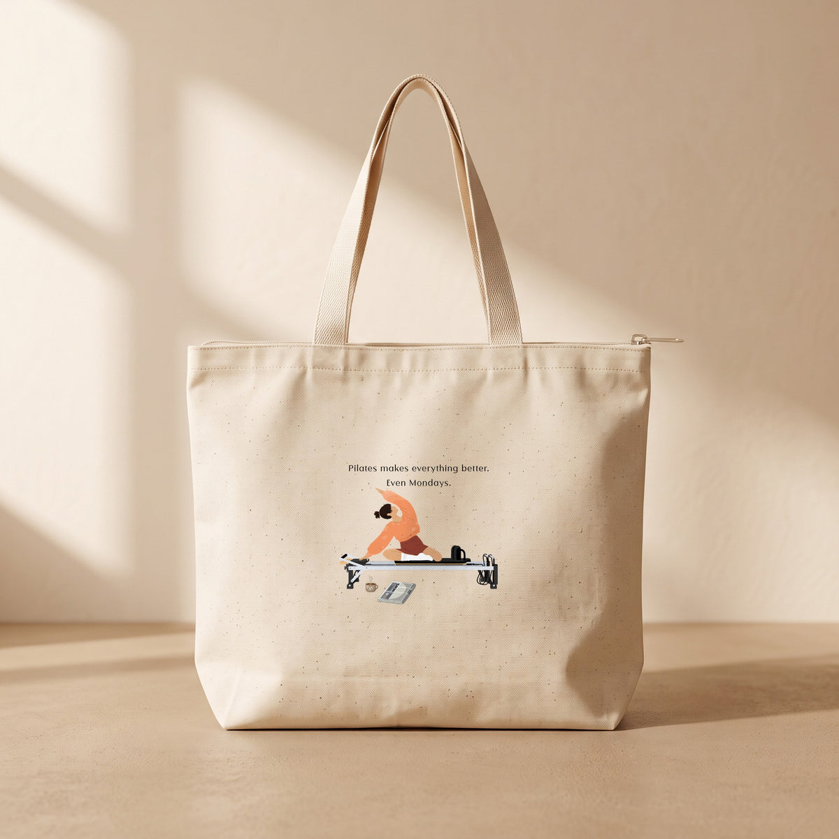 Even Mondays - Fermuarlı Tote Bag