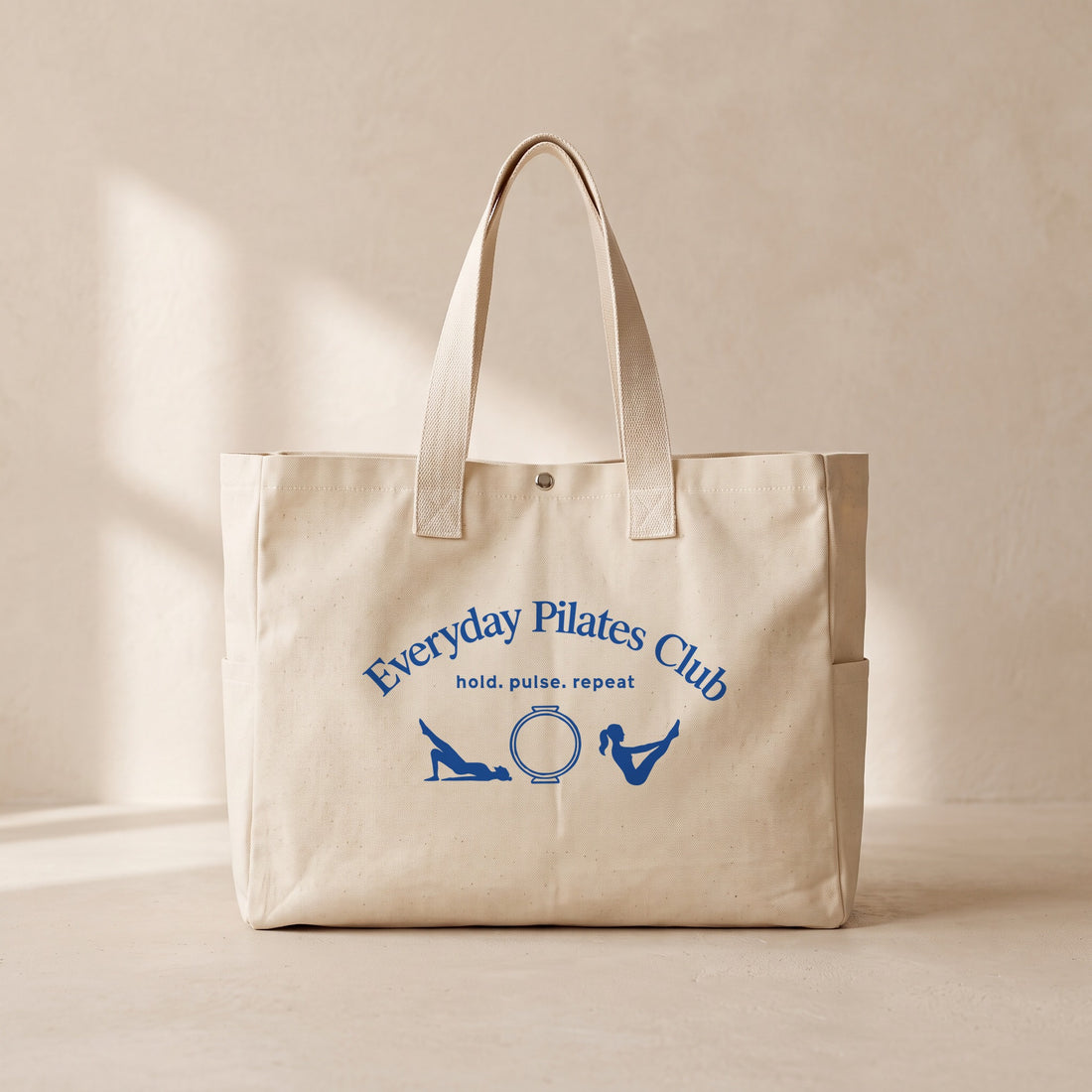 Everyday Pilates Club - Çıtçıtlı Tote Bag