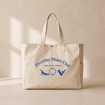 Everyday Pilates Club - Çıtçıtlı Tote Bag