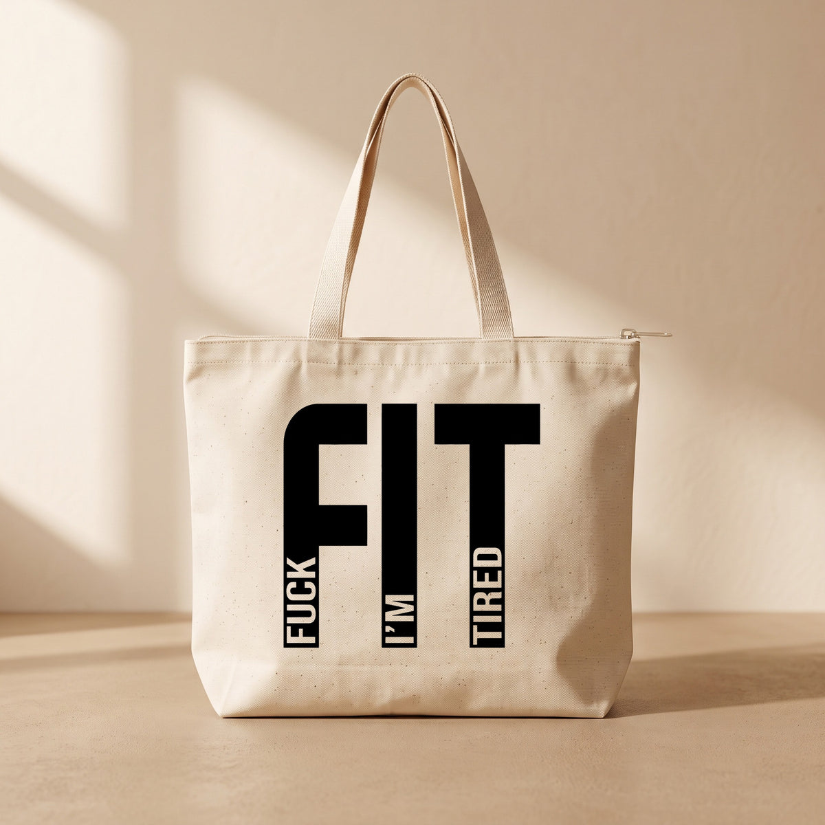 FIT - Fermuarlı Tote Bag