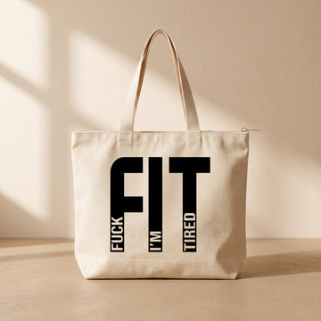 FIT - Fermuarlı Tote Bag