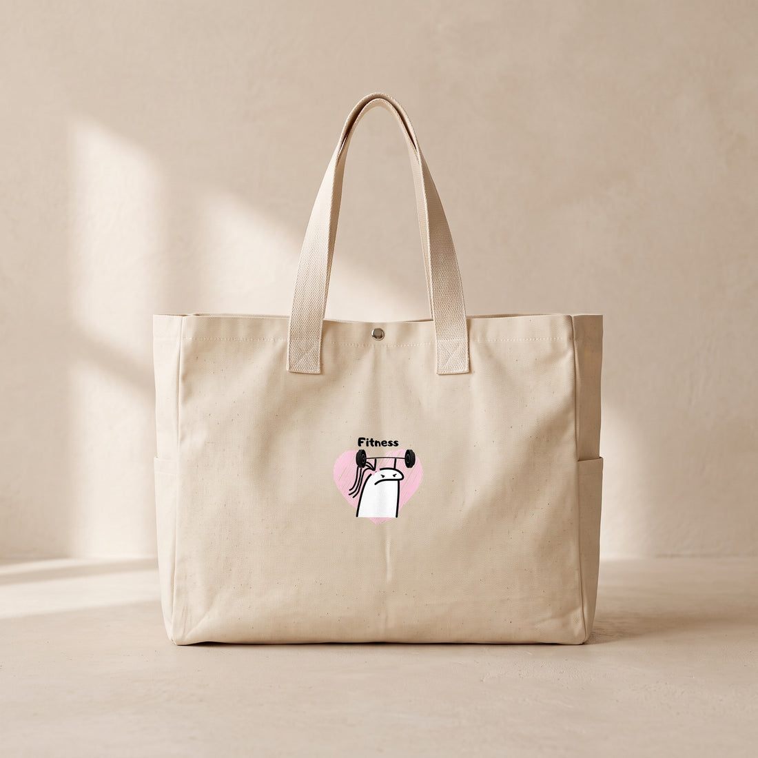 Flork Gym - Çıtçıtlı Tote Bag