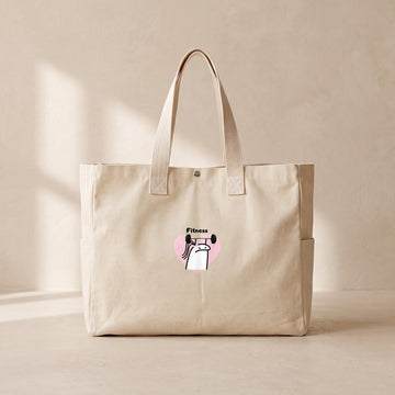 Flork Gym - Çıtçıtlı Tote Bag