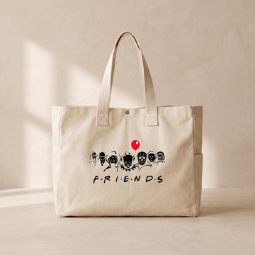 Friends - Çıtçıtlı Tote Bag