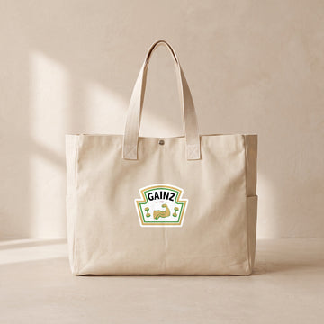 Gainz - Çıtçıtlı Tote Bag