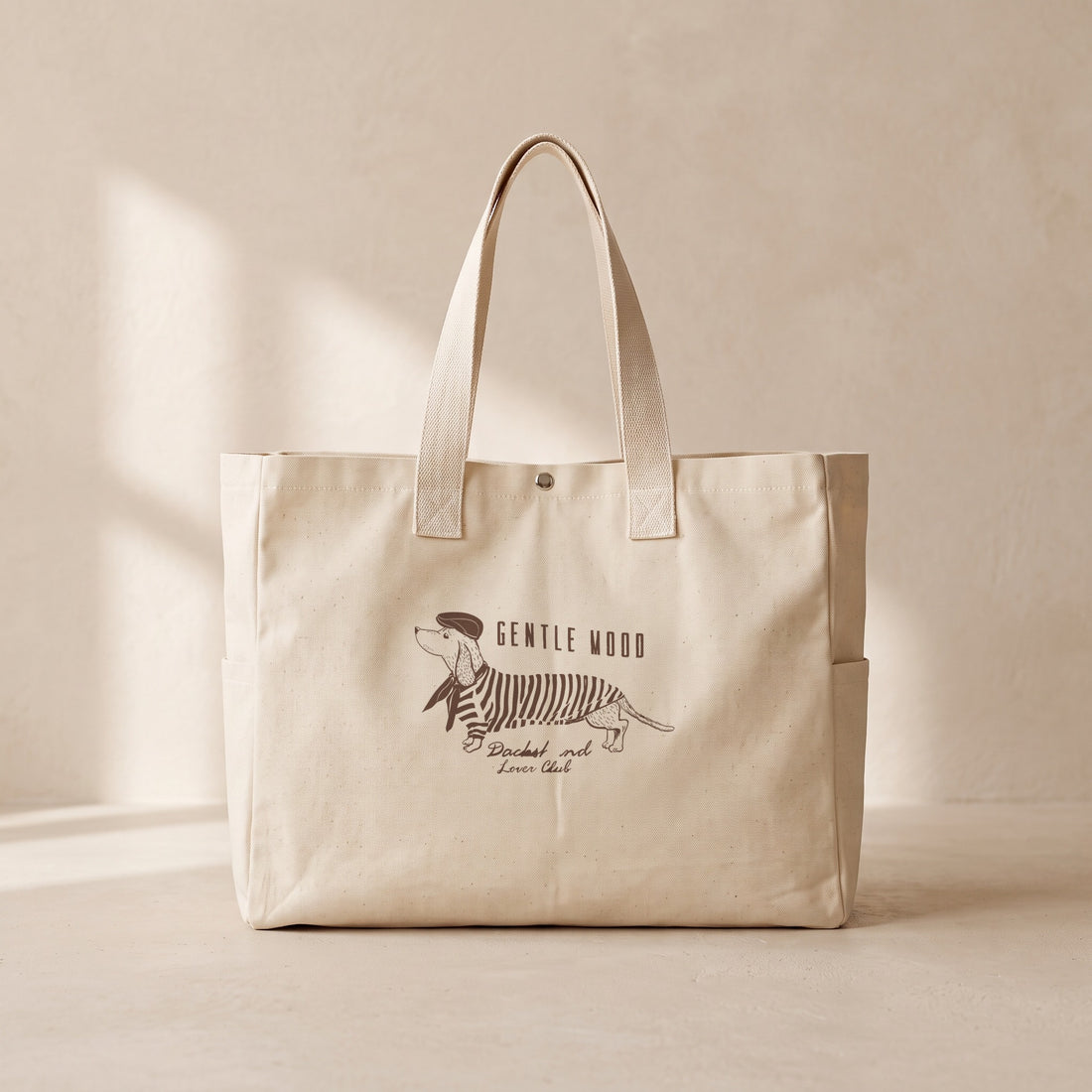 Gentle Mood - Çıtçıtlı Tote Bag