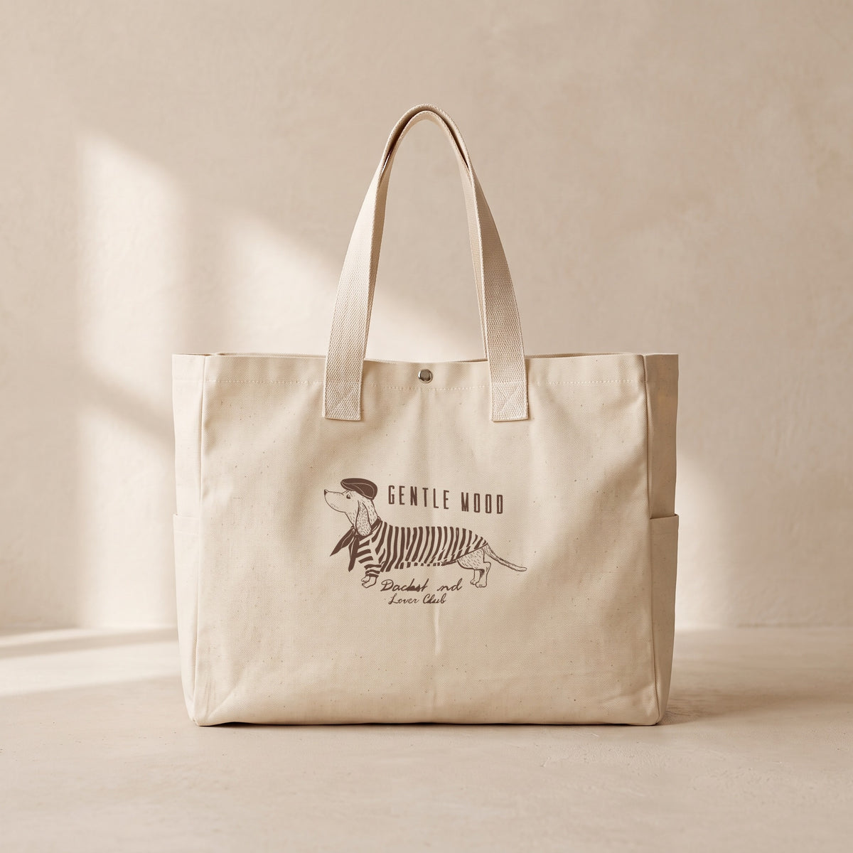 Gentle Mood - Çıtçıtlı Tote Bag