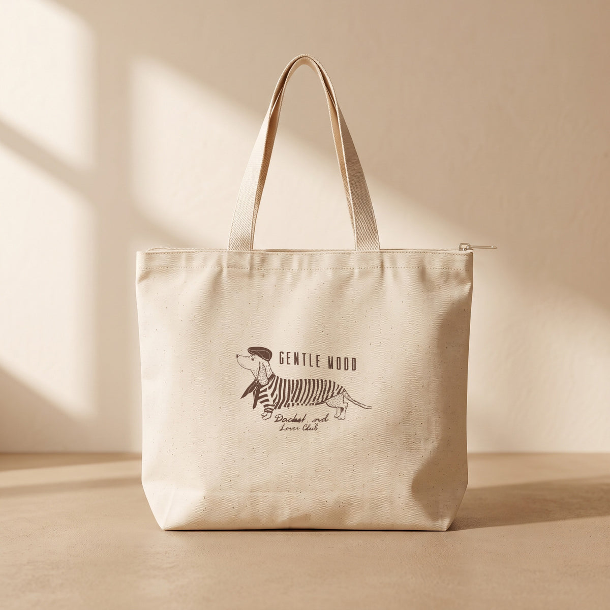 Gentle Mood - Fermuarlı Tote Bag