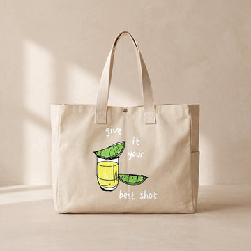 Give It - Çıtçıtlı Tote Bag