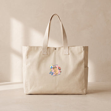 I Like Sunbathing - Çıtçıtlı Tote Bag