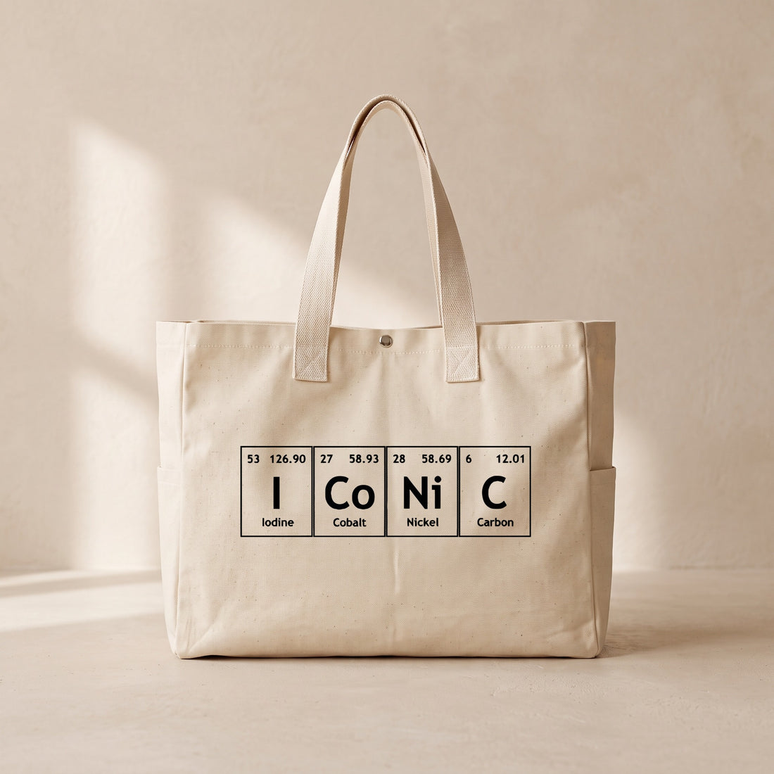 iconic - Çıtçıtlı Tote Bag