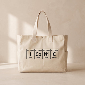 iconic - Çıtçıtlı Tote Bag
