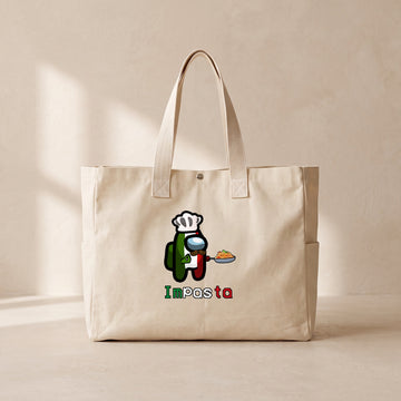 Impasta - Çıtçıtlı Tote Bag