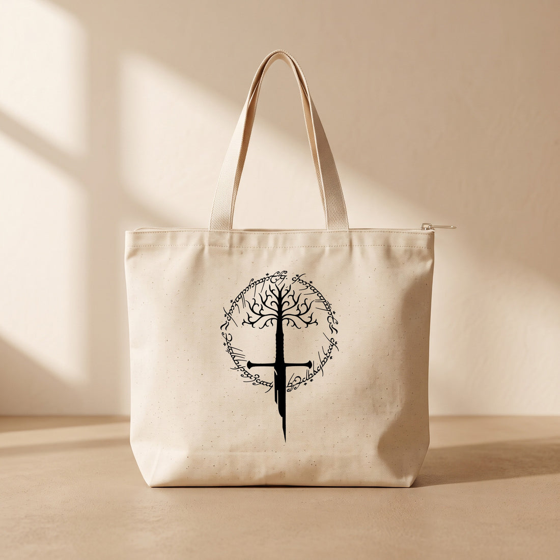 Lotr - Fermuarlı Tote Bag