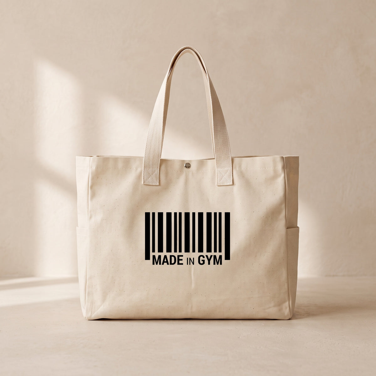 Made in Gym - Çıtçıtlı Tote Bag