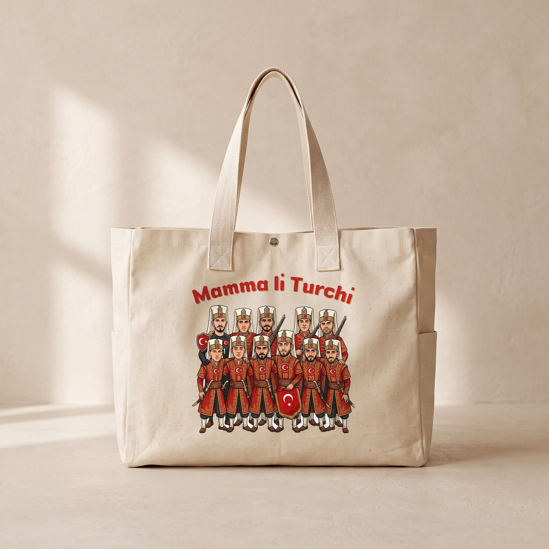 Mamma li Turchi - Çıtçıtlı Tote Bag