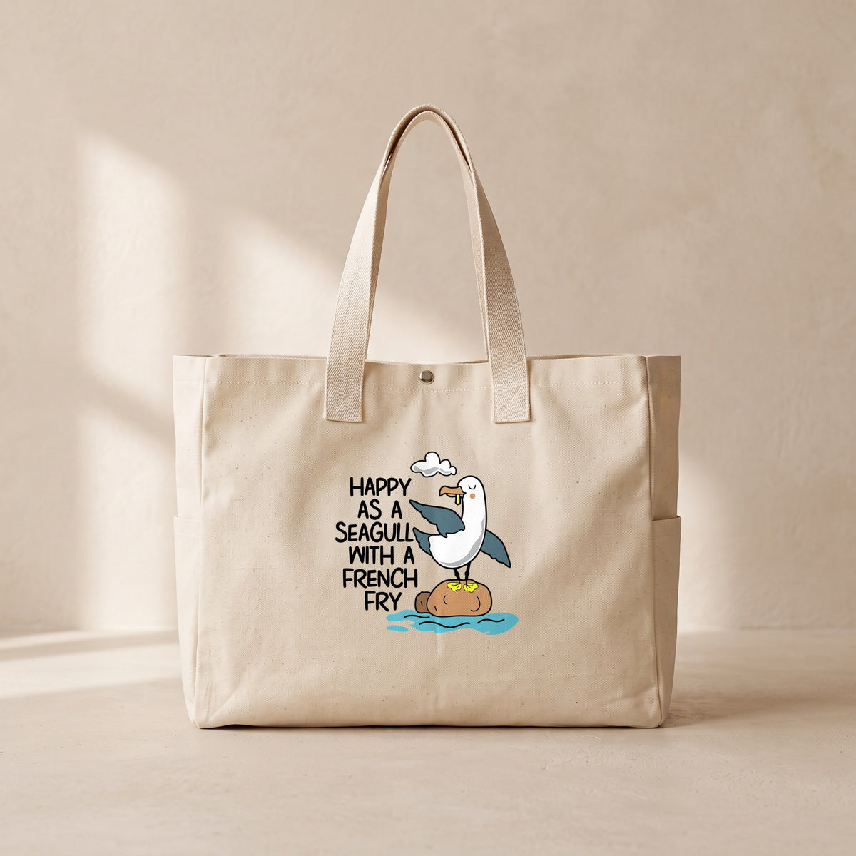 Mine - Çıtçıtlı Tote Bag