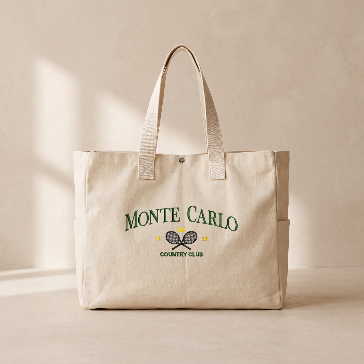 Monte Carlo - Çıtçıtlı Tote Bag