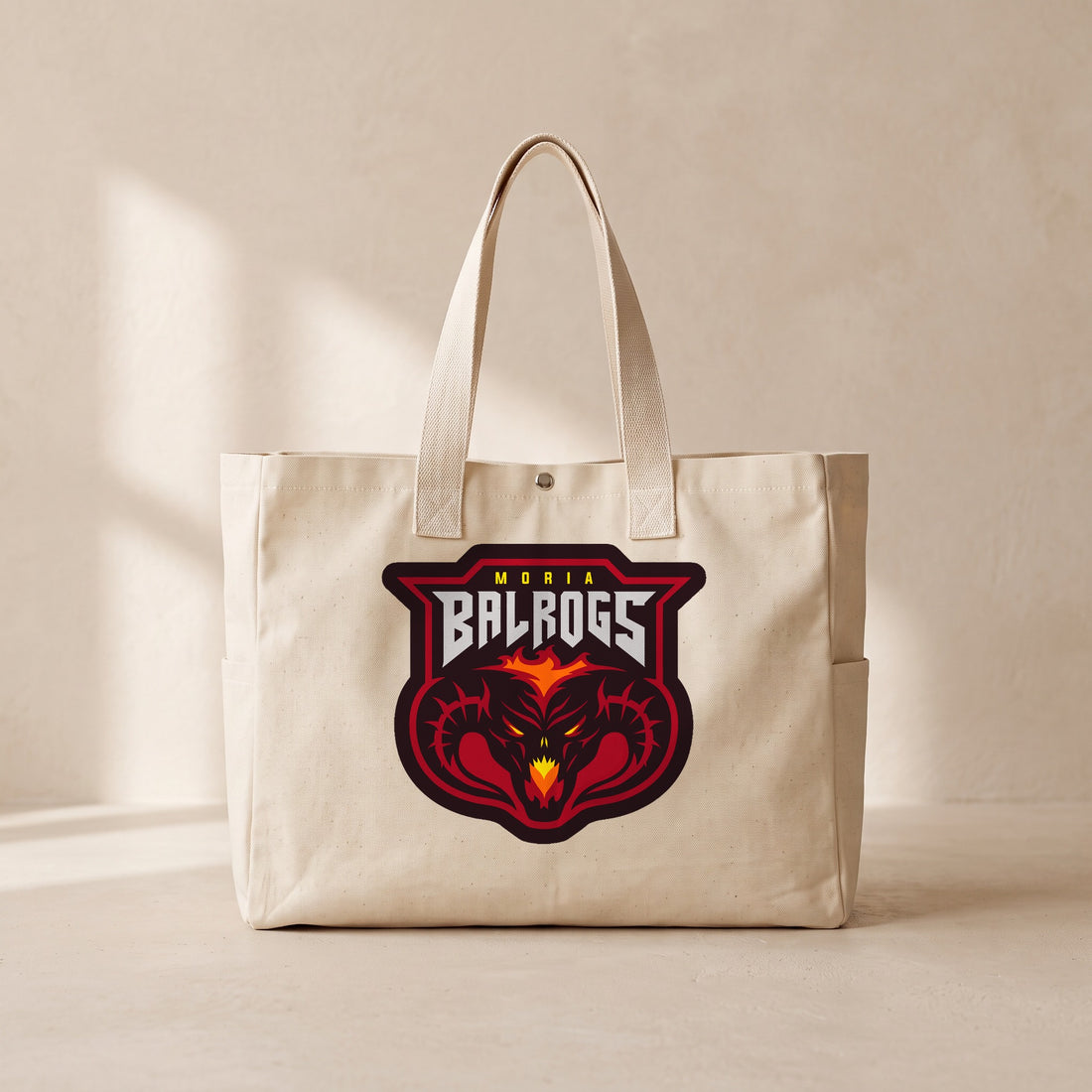 Moria Balrogs - Çıtçıtlı Tote Bag