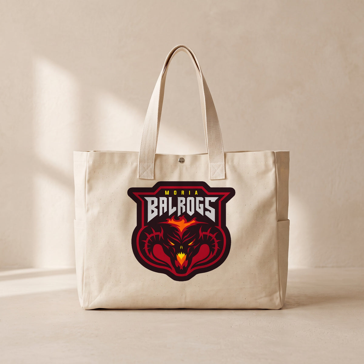 Moria Balrogs - Çıtçıtlı Tote Bag