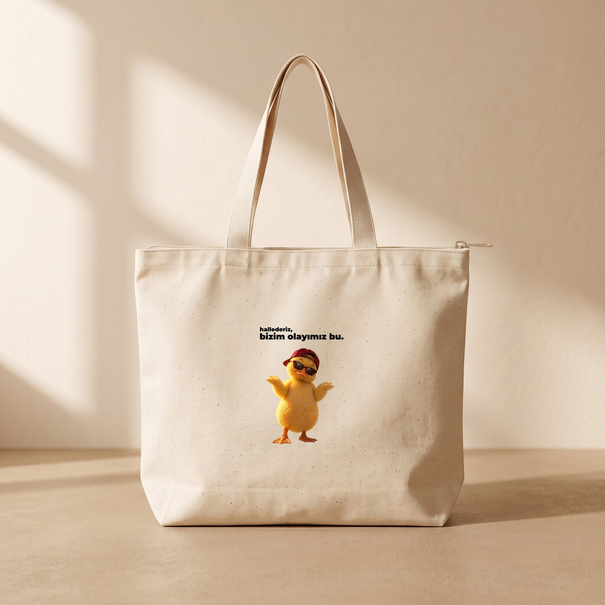 Olayımız bu - Fermuarlı Tote Bag