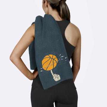 Basketball v2 / Lacivert Spor Havlusu
