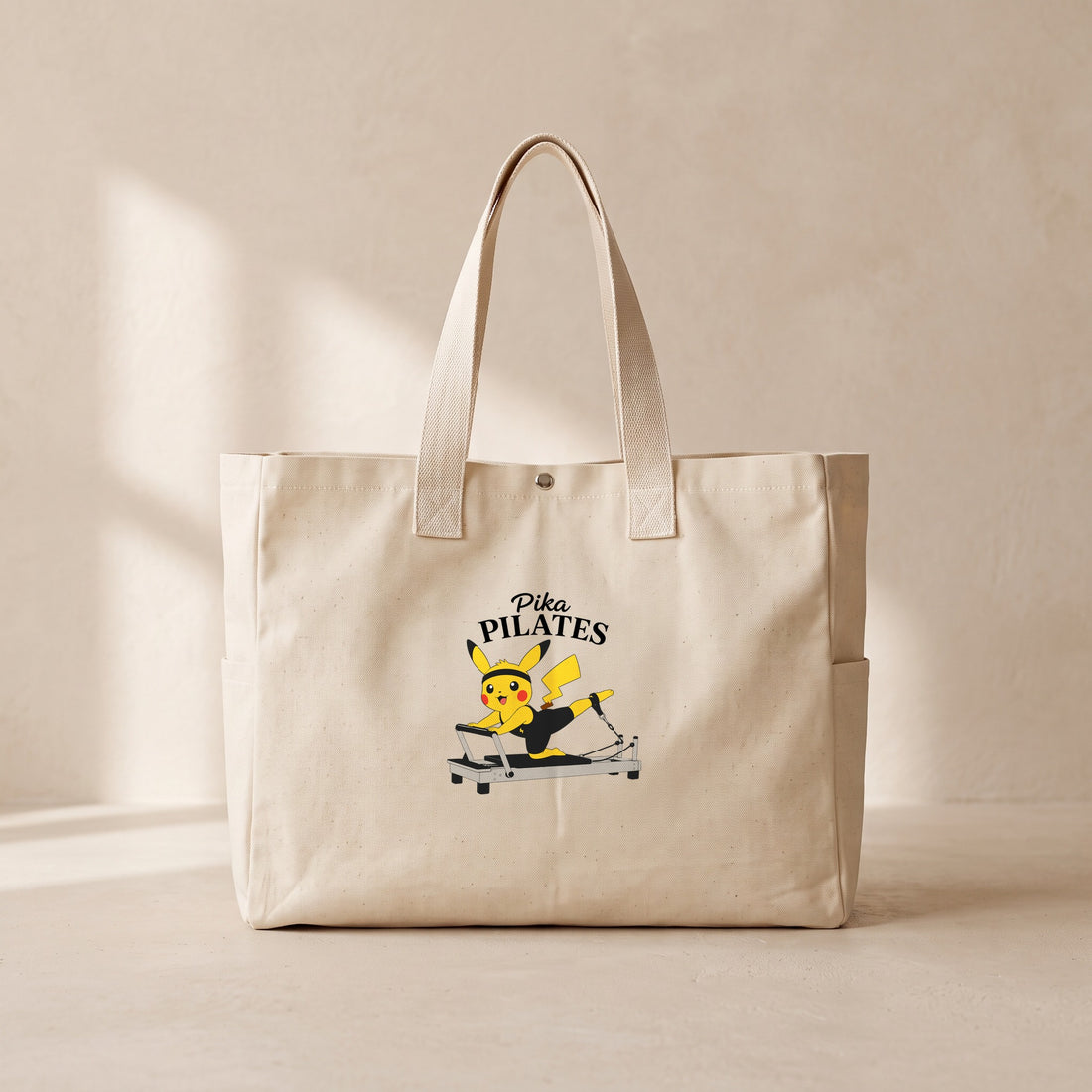 Pika Pilates - Çıtçıtlı Tote Bag