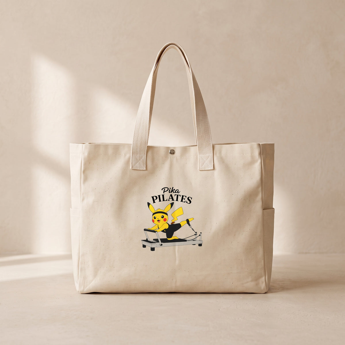 Pika Pilates - Çıtçıtlı Tote Bag