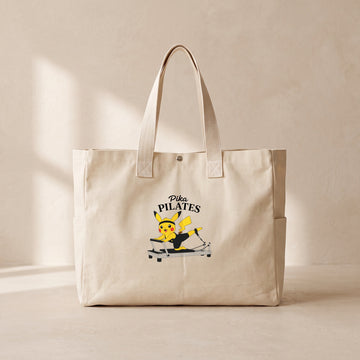 Pika Pilates - Çıtçıtlı Tote Bag