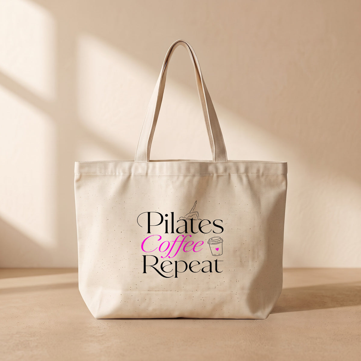 Pilates Coffee Repeat - Tote Bag