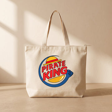 Pirate King - Fermuarlı Tote Bag