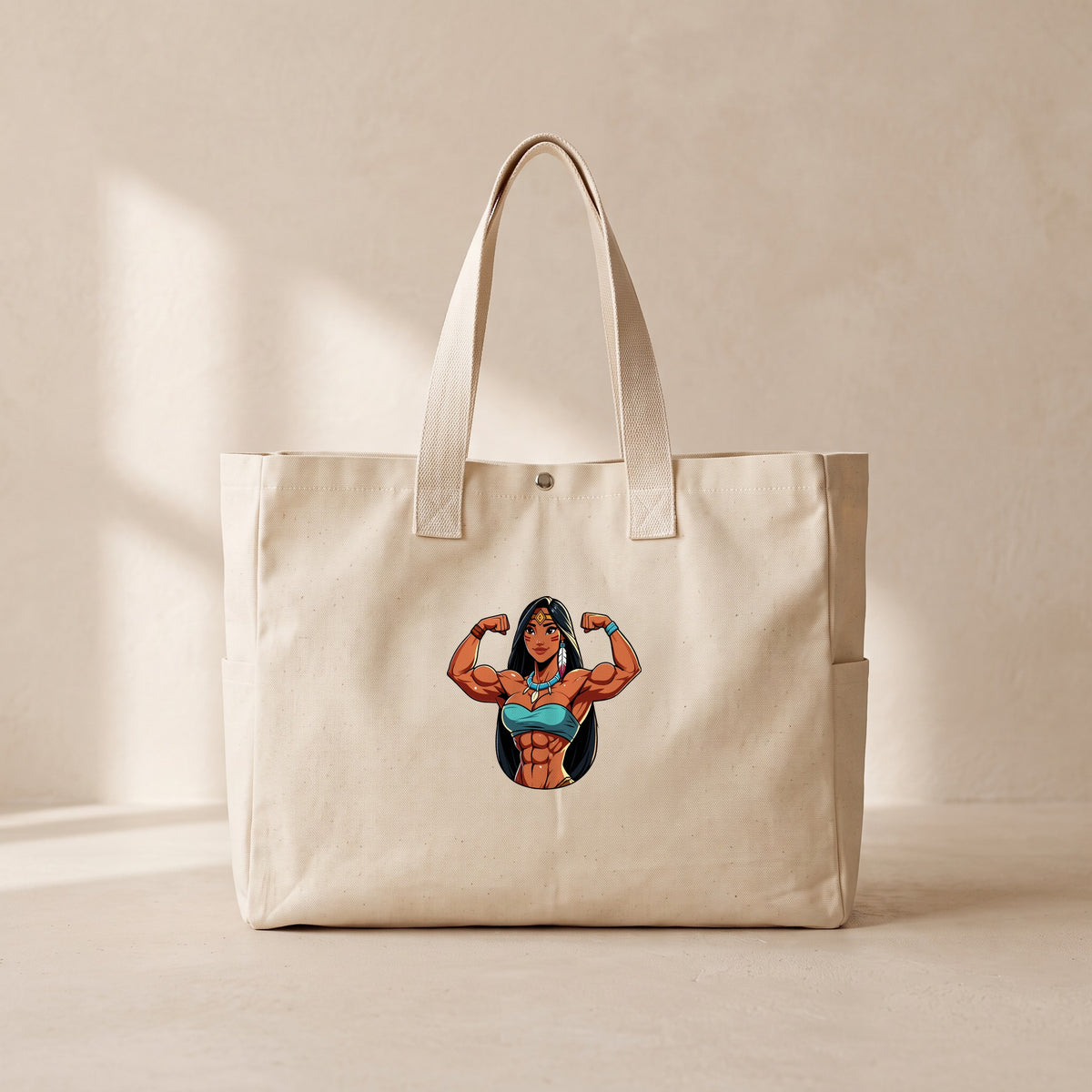 Pocahontas - Çıtçıtlı Tote Bag
